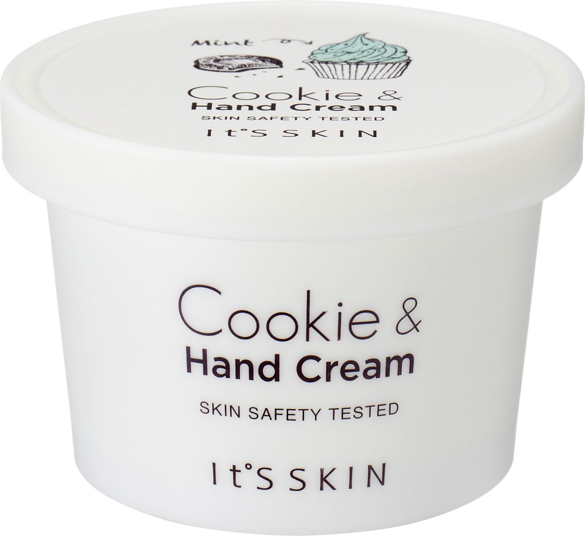 Its Skin Увлажняющий крем для рук Cookie&Hand Cream, мята, 80 мл6020000814 Its Skin Увлажняющий крем для рук Cookie&Hand Cream, мята, 80 мл6020000814Крем для рук содержит экстракт перечной мяты, масло ши, лавандовую воду, масло макадамии и арганы. Освежает и охлаждает кожу, уменьшает покраснения и увлажняет кожу. Обладает освежающим ароматом мяты.