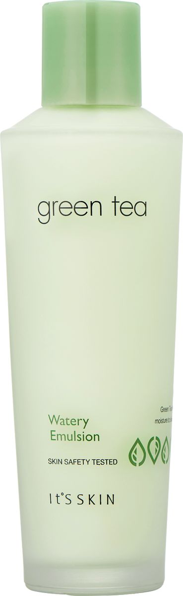 Its Skin Эмульсия для жирной и комбинированной кожи Green Tea watery, 150 мл6018001895 Its Skin Эмульсия для жирной и комбинированной кожи Green Tea watery, 150 мл6018001895Эмульсия содержит экстракт зеленого чая, бамбука, сливы, ириса, огурца, настой кипариса, комплекс фруктовых экстрактов и т.д. Серия Сгееn Теа основана на экстракте зеленого чая, направлена на эффективное увлажнение и сохранение свежести кожи. Придает коже энергию и жизненные силы, обеспечивает сияние, нормализует работу сальных желез, ухаживает за порами. Улучшает текстуру кожи, придавая ей гладкость и мягкость. Эмульсия улучшает текстуру кожи, придавая ей гладкость и мягкость. Интенсивно увлажняет и смягчает кожу.