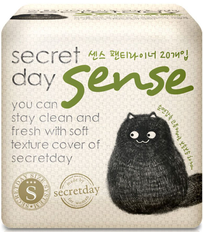 Secret Day Ежедневные ультратонкие дышащие органические прокладки 
