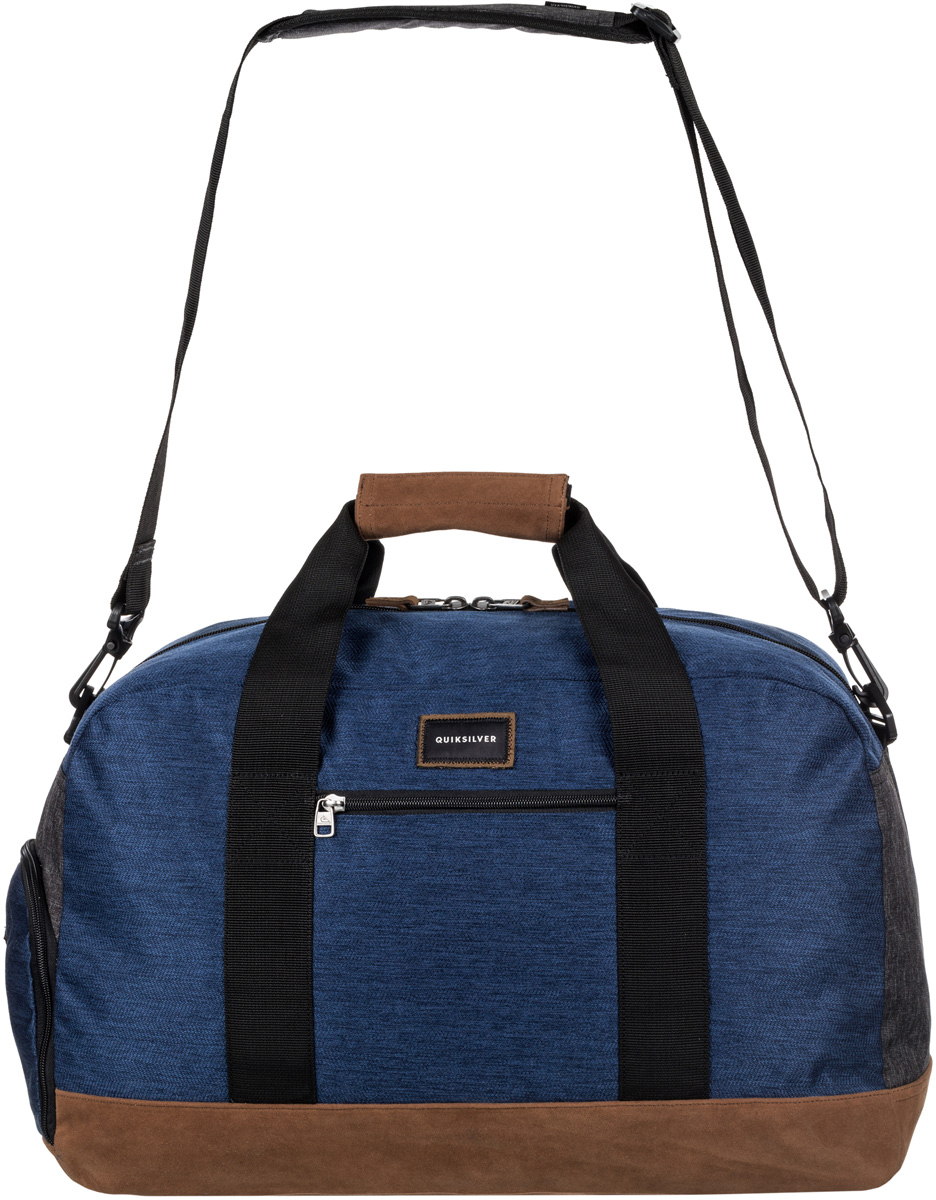 Сумка мужская Quiksilver, цвет: синий. EQYBL03096-BTE0EQYBL03096-BTE0 Сумка мужская Quiksilver, цвет: синий. EQYBL03096-BTE0EQYBL03096-BTE0Мужская спортивная сумка среднего размера изготовлена из прочного полиэстера. Внутри одно основное отделение на молнии. Снаружи карман на молнии и внешний доступ в отделение для обуви. Предусмотрены малая ручка для переноски и съемная заплечная лямка.