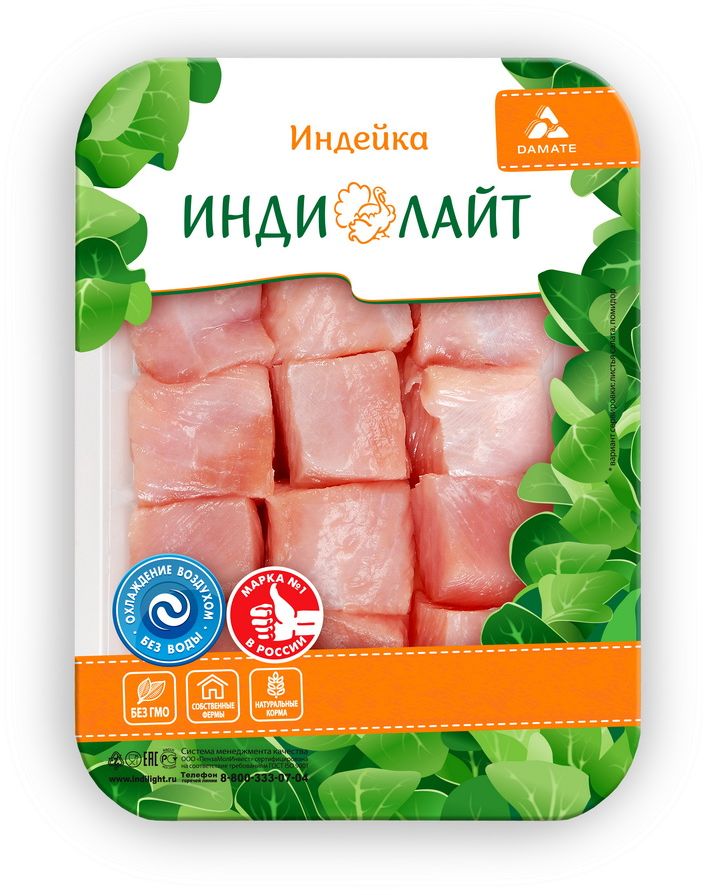 Индилайт Азу из индейки, охлажденное, 700 г268 Индилайт Азу из индейки, охлажденное, 700 г268Требует тепловой кулинарной обработки. Постное, диетическое, большое содержание витаминов и минералов. Высокое содержание белка. Гипоаллергенное.