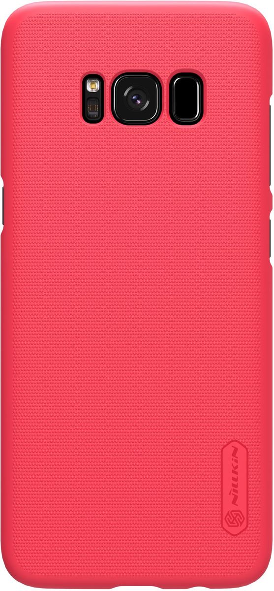 Nillkin Super Frosted Shield чехол-накладка для Samsung Galaxy S8, Red2000000137650 Nillkin Super Frosted Shield чехол-накладка для Samsung Galaxy S8, Red2000000137650Чехол Nillkin Super Frosted Shield для Samsung Galaxy S8 изготовлен из экологически чистого поликарбоната путем высокотемпературной высокоточной формовки. Обе стороны чехла выполнены в соответствии с самой современной технологией изготовления матовых материалов, устойчивых к оседанию пыли, и покрыты краской, светящейся под воздействием ультрафиолета. Элегантный дизайн, чехол приятен на ощупь. Жесткость чехла предотвращает телефон от повреждений во время транспортировки. Размер чехла точно соответствует размеру телефона с четким соответствием всех функциональных отверстий. Он изготовлен из цельной пластины методом загиба, износостойкий, устойчив к оседанию пыли, не скользит, устойчив к образованию отпечатков, легко чистится.
