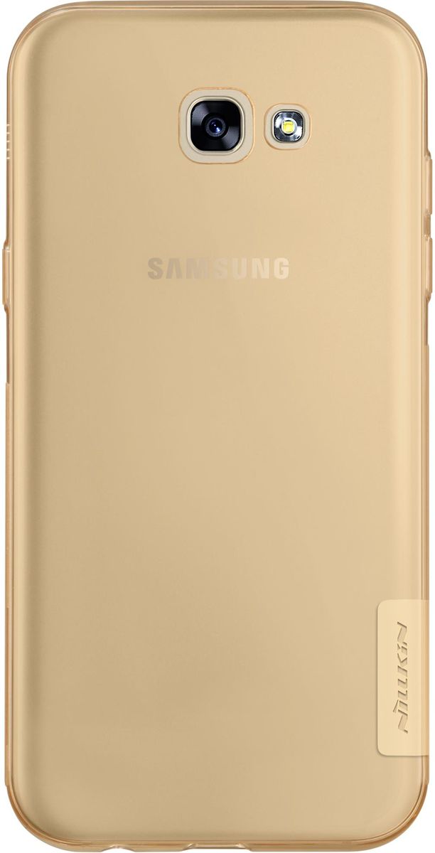 Nillkin Nature TPU Case чехол-накладка для Samsung Galaxy A7 (2017), Brown2000000131818 Nillkin Nature TPU Case чехол-накладка для Samsung Galaxy A7 (2017), Brown2000000131818Чехол-накладка Nillkin Nature TPU Case для Samsung Galaxy A7 (2017) обеспечивает надежную защиту корпуса смартфона от механических повреждений и надолго сохраняет его привлекательный внешний вид. Накладка выполнена из высококачественного материала, плотно прилегает и не скользит в руках. Чехол также обеспечивает свободный доступ ко всем разъемам и клавишам устройства.