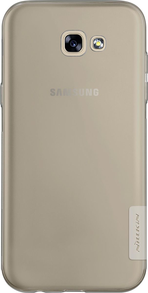 Nillkin Nature TPU Case чехол-накладка для Samsung Galaxy A3 (2017), Grey2000000132679 Nillkin Nature TPU Case чехол-накладка для Samsung Galaxy A3 (2017), Grey2000000132679Чехол-накладка Nillkin Nature TPU Case для Samsung Galaxy A3 (2017) обеспечивает надежную защиту корпуса смартфона от механических повреждений и надолго сохраняет его привлекательный внешний вид. Накладка выполнена из высококачественного материала, плотно прилегает и не скользит в руках. Чехол также обеспечивает свободный доступ ко всем разъемам и клавишам устройства.