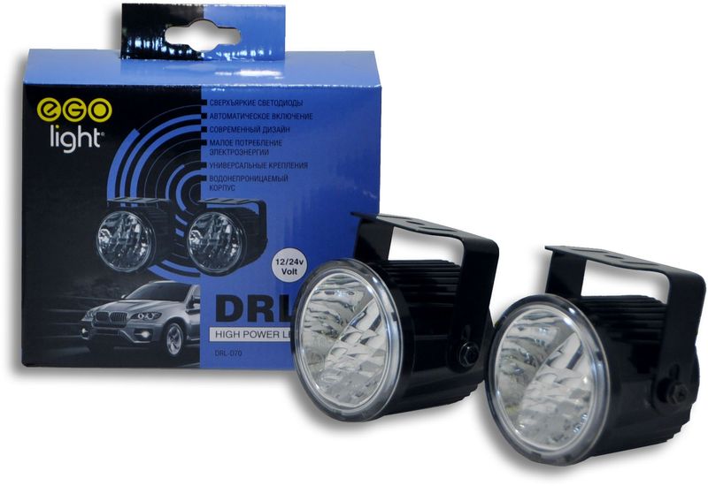Дневные ходовые огни Egolight DRL-D701600000110519 Дневные ходовые огни Egolight DRL-D701600000110519Дневные ходовые огни (универсальные) для любых марок автомобилей