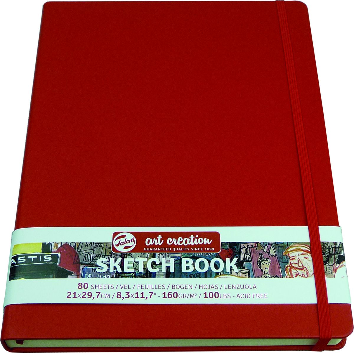 Royal Talens Блокнот для зарисовок Art Creation цвет красный 80 листов 9314203M