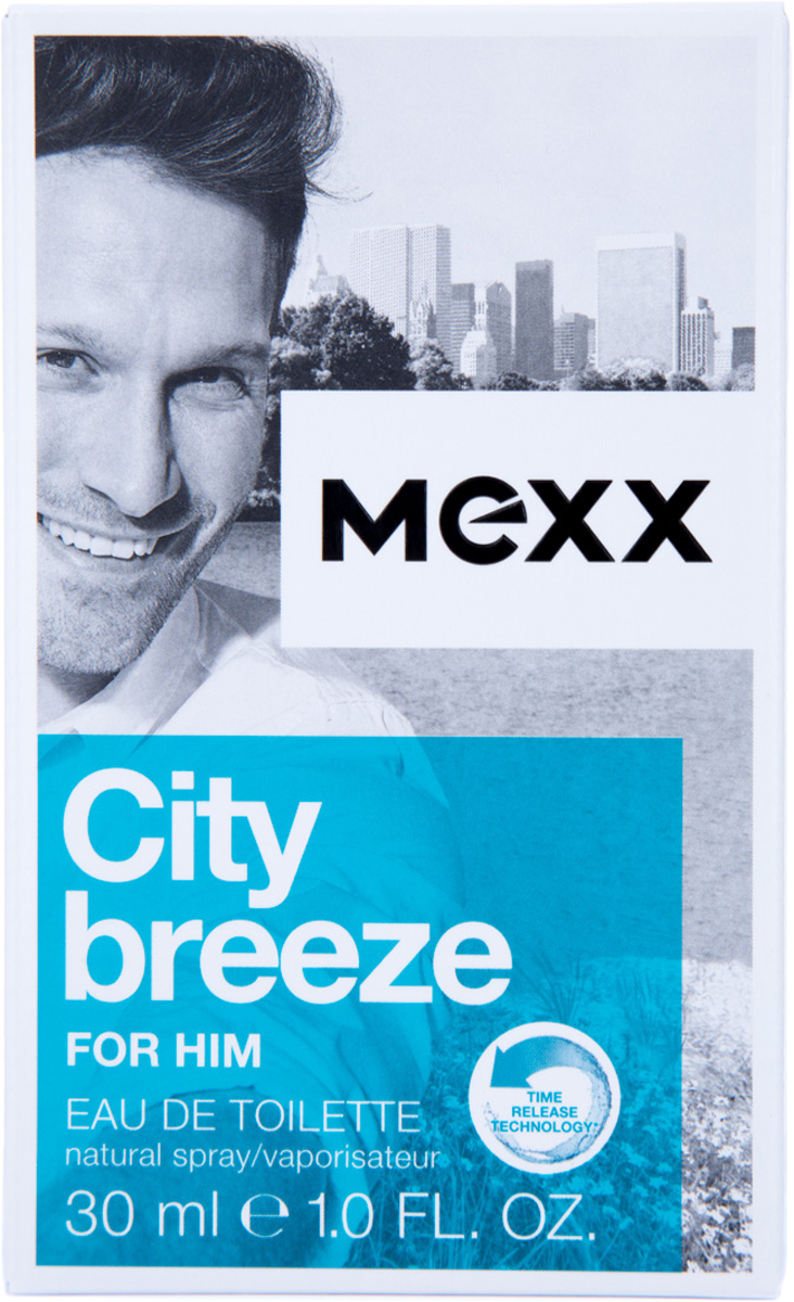 Mexx City Breeze Man Туалетная вода мужская, 50 мл8005610291420 Mexx City Breeze Man Туалетная вода мужская, 50 мл8005610291420Жизнь в большом городе похожа на захватывающее приключение, но иногда городская суета угнетает. Mexx City Breeze, как глоток свежего воздуха, позволяет вырваться из городского стресса. Наслаждаясь захватывающей городской панорамой с высоты птичьего полета, почувствуй City Breeze.