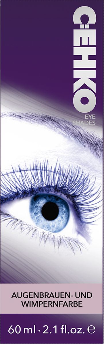 C:EHKO Краска для бровей и ресниц Eye Shades, Сине-черный, 60 мл382216 C:EHKO Краска для бровей и ресниц Eye Shades, Сине-черный, 60 мл382216Яркие и выразительные глаза в течение нескольких недель. Краска для бровей и ресниц С:ЕНКО с особо мягкой и щадящей рецептурой надолго подчеркнёт красоту ваших глаз. Тщательно подобранный состав препарата обеспечивает равномерное, стойкое окрашивание бровей и ресниц на срок до шести недель.