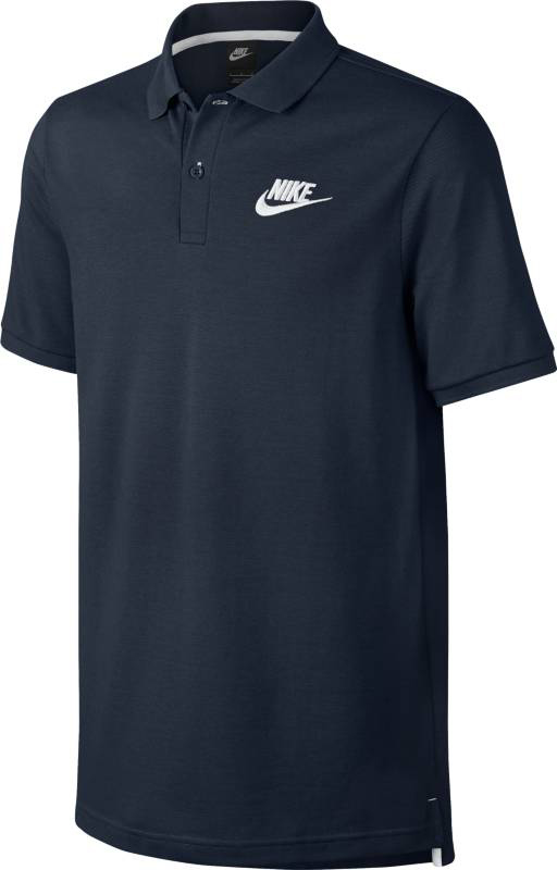 Футболка мужская Nike NSW Polo Pq Matchup, цвет: синий. 829360-451. Размер L (50/52)829360-451 Футболка мужская Nike NSW Polo Pq Matchup, цвет: синий. 829360-451. Размер L (50/52)829360-451Mens Nike Sportswear Polo Мужская футболка-поло Nike Sportswear в легендарном стиле украшена свежими деталями. Модель выполнена из ультрамягкой ткани с классическим воротником внахлест, планкой с 2 пуговицами и разрезами в нижней кромке для создания элегантного образа. Мягкая ткань, приятная на ощупь, обеспечивает комфорт и создает стильный образ.