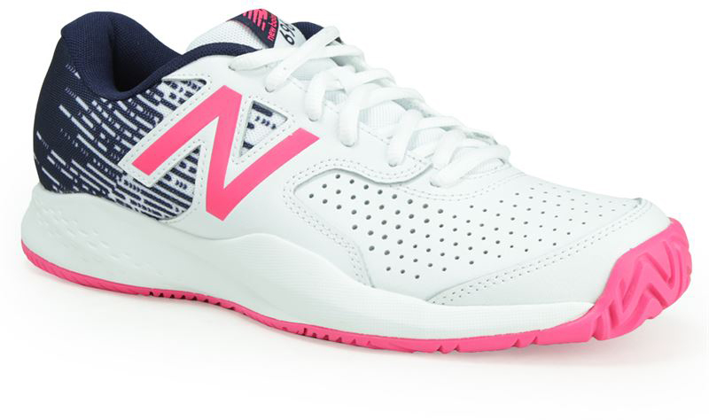 Кроссовки женские New Balance 696, цвет: белый, розовый. WC696AL3/B. Размер 7 (37,5)WC696AL3/B Кроссовки женские New Balance 696, цвет: белый, розовый. WC696AL3/B. Размер 7 (37,5)WC696AL3/BКроссовки New Balance 696 выполнены из текстиля и искусственной кожи. Модель оформлена фирменным логотипом. На ноге модель фиксируется с помощью шнурков. Внутренняя поверхность выполнена из мягкого текстиля.Стелька выполнена из мягкого ЭВА-материала с текстильной поверхностью. Подошва выполнена из прочной и легкой резины. Протектор на подошве гарантирует отличное сцепление с любой поверхностью.