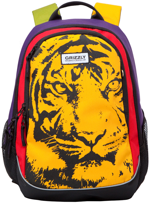 Рюкзак молодежный женский Grizzly, цвет: желтый, красный, фиолетовый, 12,5 л. RD-637-1/2RD-637-1/2 Рюкзак молодежный женский Grizzly, цвет: желтый, красный, фиолетовый, 12,5 л. RD-637-1/2RD-637-1/2Женский рюкзак Grizzly изготовлен из полиэстера и имеет два главных отделения, закрывающиеся застежки-молнии, боковые карманы из сетки, внутренний карман на молнии, внутренний карман-пенал для карандашей, внутренний подвесной карман на молнии. Рюкзак с укрепленной спинкой оснащен двумя широкими мягкими лямками регулируемой длины и удобной короткой ручкой.