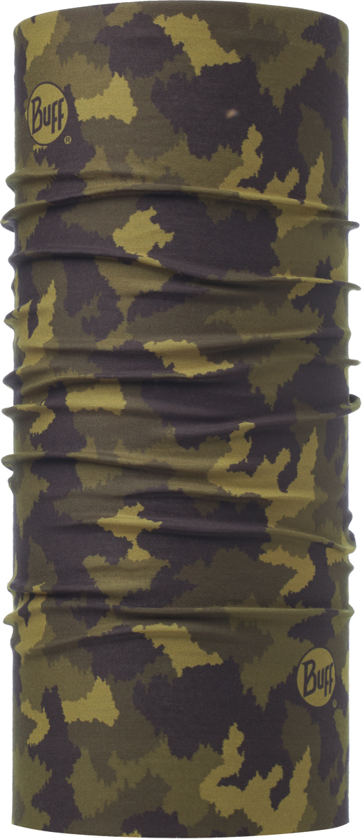 Бандана Buff Original, цвет: хаки. 115218.846.10.00. Размер универсальный115218.846.10.00 Бандана Buff Original, цвет: хаки. 115218.846.10.00. Размер универсальный115218.846.10.00Бандана Buff Original - это оригинальный, мультифункциональный, бесшовный головной убор - удобный и комфортный для любого вида активного отдыха и спорта. Оригинальный, потому что Buff был и является первым в мире брендом мультифункциональных, бесшовных и универсальных головных уборов. Мультифункциональный, потому что их можно носить самыми разными способами: как шарф, как шапку, как балаклаву, косынку, бандану, маску, напульсник и многими другими - решает Ваша фантазия! Универсальный головной убор, который можно носить более чем двенадцатью способами, который можно использовать при занятии любым видом спорта, езде на велосипеде и мотоцикле, катаясь или бегая на лыжах, и даже как аксессуар в городской одежде. Бесшовный, благодаря эластичности, позволяющей использовать эти головные уборы как угодно и не беспокоиться о том, что кожа может быть натерта или раздражена швами.