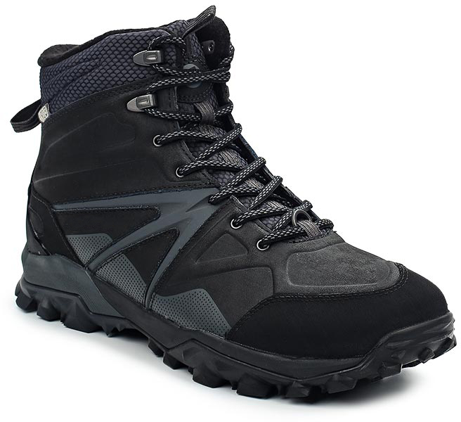 Ботинки мужские Merrell Capra Glacial Ice+ Mid Wtpf, цвет: черный. 35799. Размер 10H (44)35799 Ботинки мужские Merrell Capra Glacial Ice+ Mid Wtpf, цвет: черный. 35799. Размер 10H (44)35799Утепленные мужские ботинки Merrell отлично подойдут для туризма. Модель, выполненная из высококачественных материалов, дополнена декоративным тиснением. Классическая шнуровка надежно зафиксирует изделие на ноге. Стелька из текстиля и флисовая подкладка обеспечивают надежную термоизоляцию. Нейлоновый супинатор поддерживает свод стопы. Подкладка с антибактериальной пропиткой устраняет неприятный запах. Усиленный подносок и формованный задник из термополиуретана для дополнительной защиты и повышенной износостойкости. Подошва с рифлением обеспечивает отличное сцепление на любой поверхности. В таких ботинках вашим ногам будет уютно и комфортно.