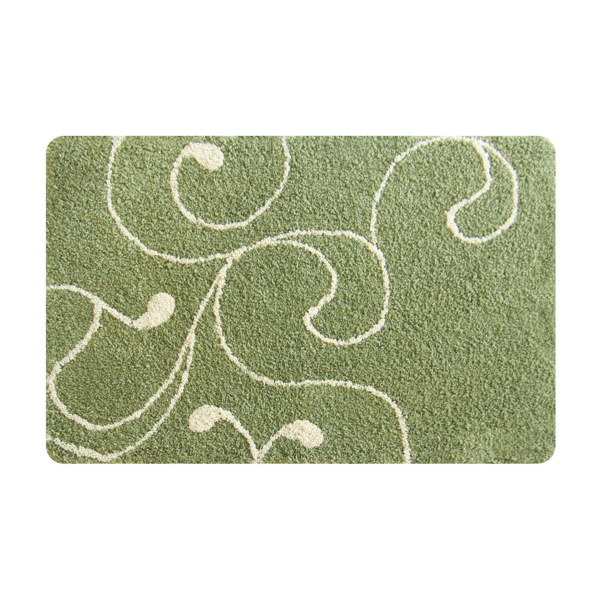 Коврик для ванной Iddis Flower Lace Green, цвет: зеленый, 60 х 90 см412M690I12 Коврик для ванной Iddis Flower Lace Green, цвет: зеленый, 60 х 90 см412M690I12Коврик для ванной комнаты Iddis выполнен из микрофибры. Коврик имеет специальную основу, благодаря которой он не скользит на напольных покрытия в ванной, что обеспечивает безопасность во время использования. Коврик изготавливается по специальным технологиям машинного ручного тафтинга, что гарантирует высокое качество и долговечность.Высота ворса: 2,5 см.