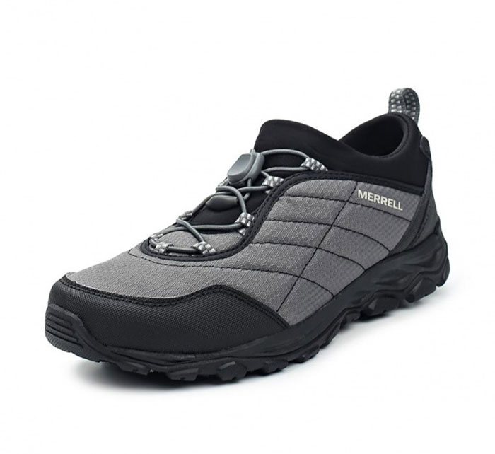 Ботинки мужские Merrell Ice Cap 4 Strech Moc, цвет: черный, голубой. 9633. Размер 7H (40)9633 Ботинки мужские Merrell Ice Cap 4 Strech Moc, цвет: черный, голубой. 9633. Размер 7H (40)9633Мужские ботинки Merrell отлично подойдут для туризма. Модель, выполненная из высококачественных материалов, дополнена контрастной прострочкой и сбоку логотипом бренда. Модель быстро и легко шнуруется при помощи эластичного шнурка и пластикового фиксатора. Стелька из текстиля и подкладка из флиса обеспечивают надежную термоизоляцию. Подошва с рифлением обеспечивает отличное сцепление на любой поверхности. В таких ботинках вашим ногам будет уютно и комфортно.