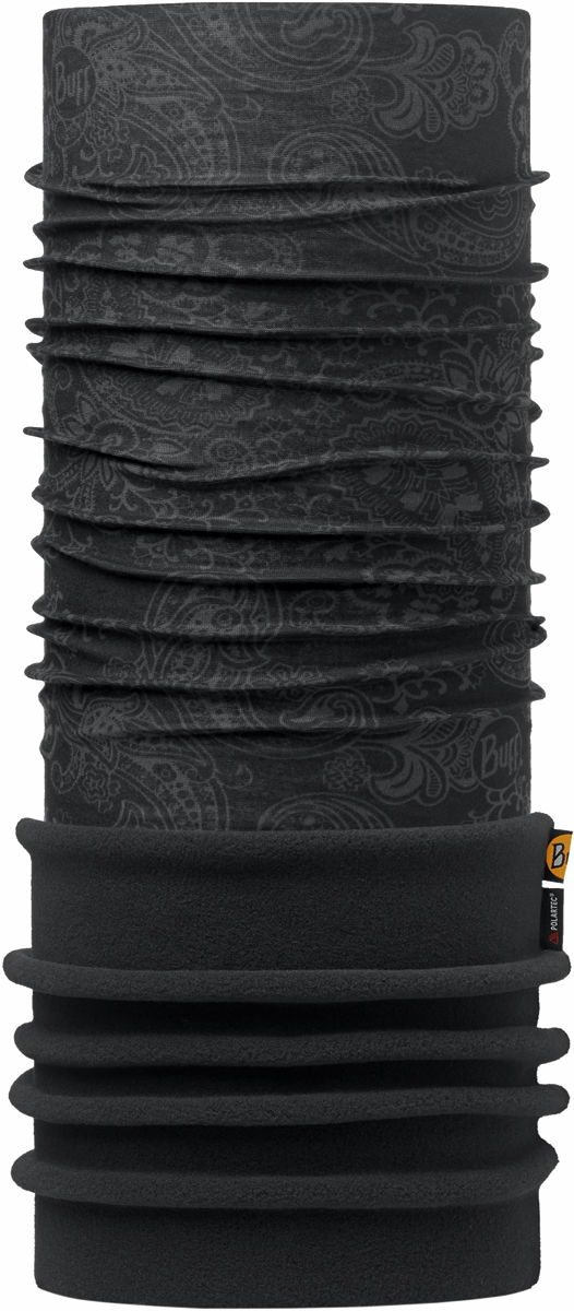 Бандана Buff Polar, цвет: черный. 101080.00. Размер универсальный101080.00 Бандана Buff Polar, цвет: черный. 101080.00. Размер универсальный101080.00Теплая бандана-шарф Buff Polar - это бандана-труба из серии Original Buff, пришитая к цилиндру из Polartec Classic Fleece 100. В холодную погоду Polar Buff поддерживает нормальную температуру тела и предотвращает потерю тепла, благодаря комбинации микрофибры и Polartec. Благодаря своей универсальности, функциональности и практичности Polar Buff завоевал огромную популярность среди людей, ее можно использовать как шапку, шарф, бандану на лицо и уши, балаклаву, маску. Неотъемлемая часть зимней одежды, подходит для любой активности в холодное время года.