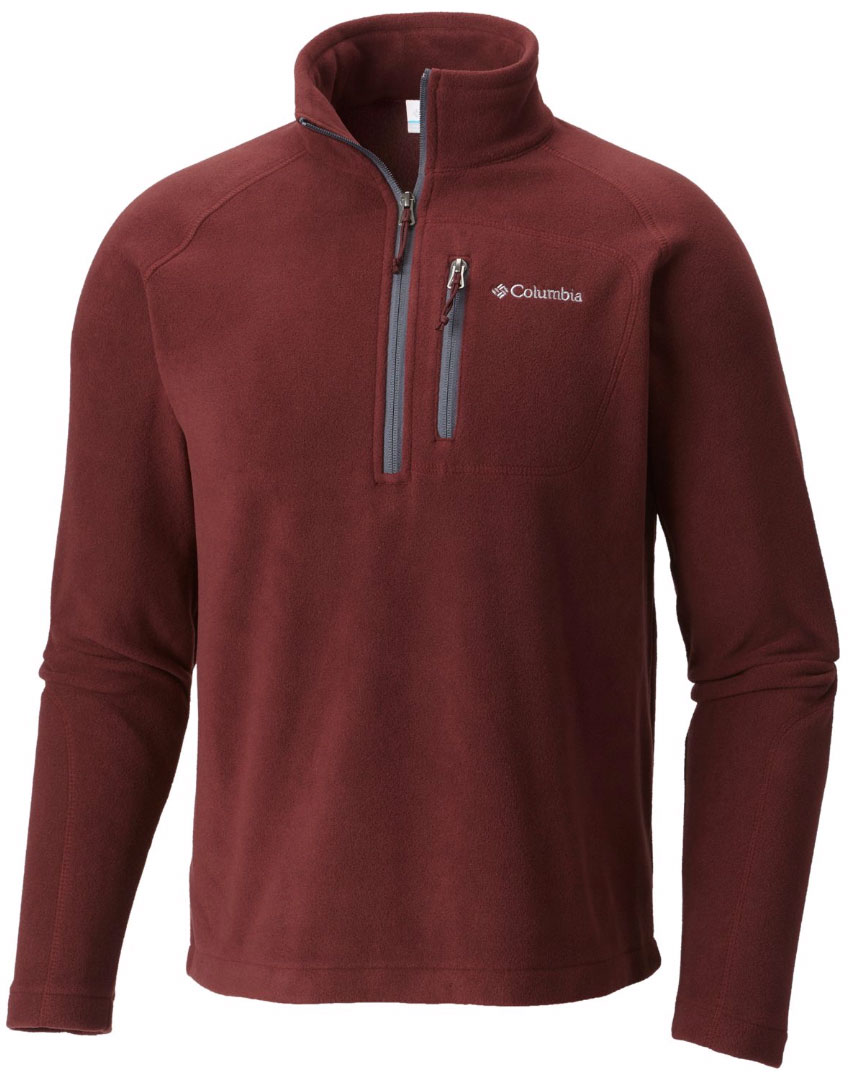 Толстовка мужская Columbia Fast Trek Iii Half Zip Fleece, цвет: бордовый. 1553511-675. Размер XL (52/54)1553511-675 Толстовка мужская Columbia Fast Trek Iii Half Zip Fleece, цвет: бордовый. 1553511-675. Размер XL (52/54)1553511-675Теплая мужская толстовка Fast Trek Iii Half Zip Fleece от Columbia выполнена из мягкого флиса. Модель с длинными рукавами и воротником-стойкой на груди дополнена застежкой-молнией и нагрудным карманом на молнии.