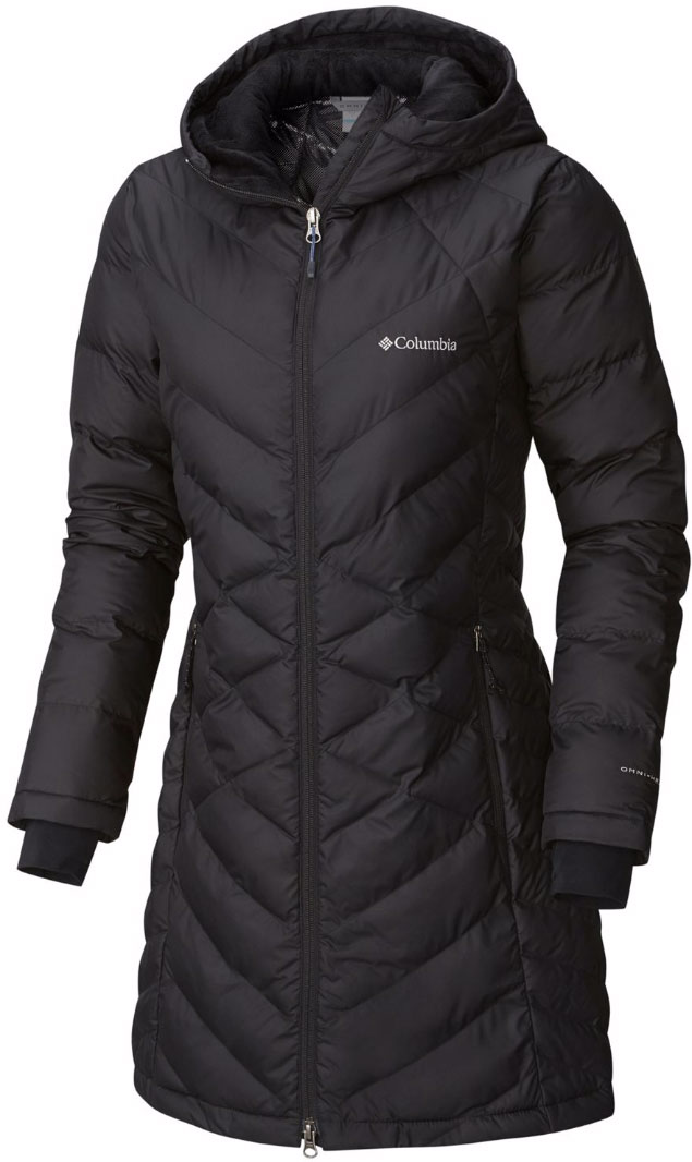 Куртка жен Columbia Heavenly Long Hdd Jacket W, цвет: черный. 1738161-010. Размер XS (42)1738161-010 Куртка жен Columbia Heavenly Long Hdd Jacket W, цвет: черный. 1738161-010. Размер XS (42)1738161-010Женское пальто от Columbia, утепленное синтетическим пухом, выполнено из полиэстера и оформлено стеганой прострочкой. Подкладка Omni-Heat обеспечивают уникальную температурную регуляцию при максимальной легкости изделия. Модель с несъемным капюшоном, застегивается на застежку-молнию. По бокам предусмотрены карманы на молниях. Рукава дополнены трикотажными манжетами. Прекрасный вариант для активного отдыха, путешествий, и носки в городе.