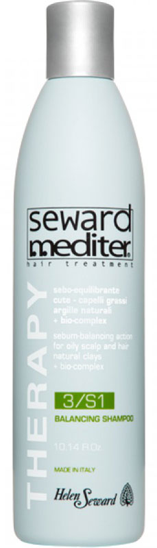 Helen Seward Balancing Shampoo 3/S1 Себорегулирующий шампунь для жирной кожи головы, 300 мл390 Helen Seward Balancing Shampoo 3/S1 Себорегулирующий шампунь для жирной кожи головы, 300 мл390Шампунь для жирной кожи головы Helen Seward Balancing Shampoo 3/S1 от Helen Seward – эффективное современное решение проблемы себореи, обеспечивает бережный и мягкий уход и очищение. Натуральная глина и био-комплекс, которые входят в состав средства, обеспечивают тщательное удаление загрязнений без стимуляции сальных желез. За счет оригинальной текстуры средства обеспечивается обильная пена, что облегчает мытье волос. Уже после первого использования шампуня для жирной кожи головы Helen Seward вы отметите свежесть, блеск и шелковистость волос.