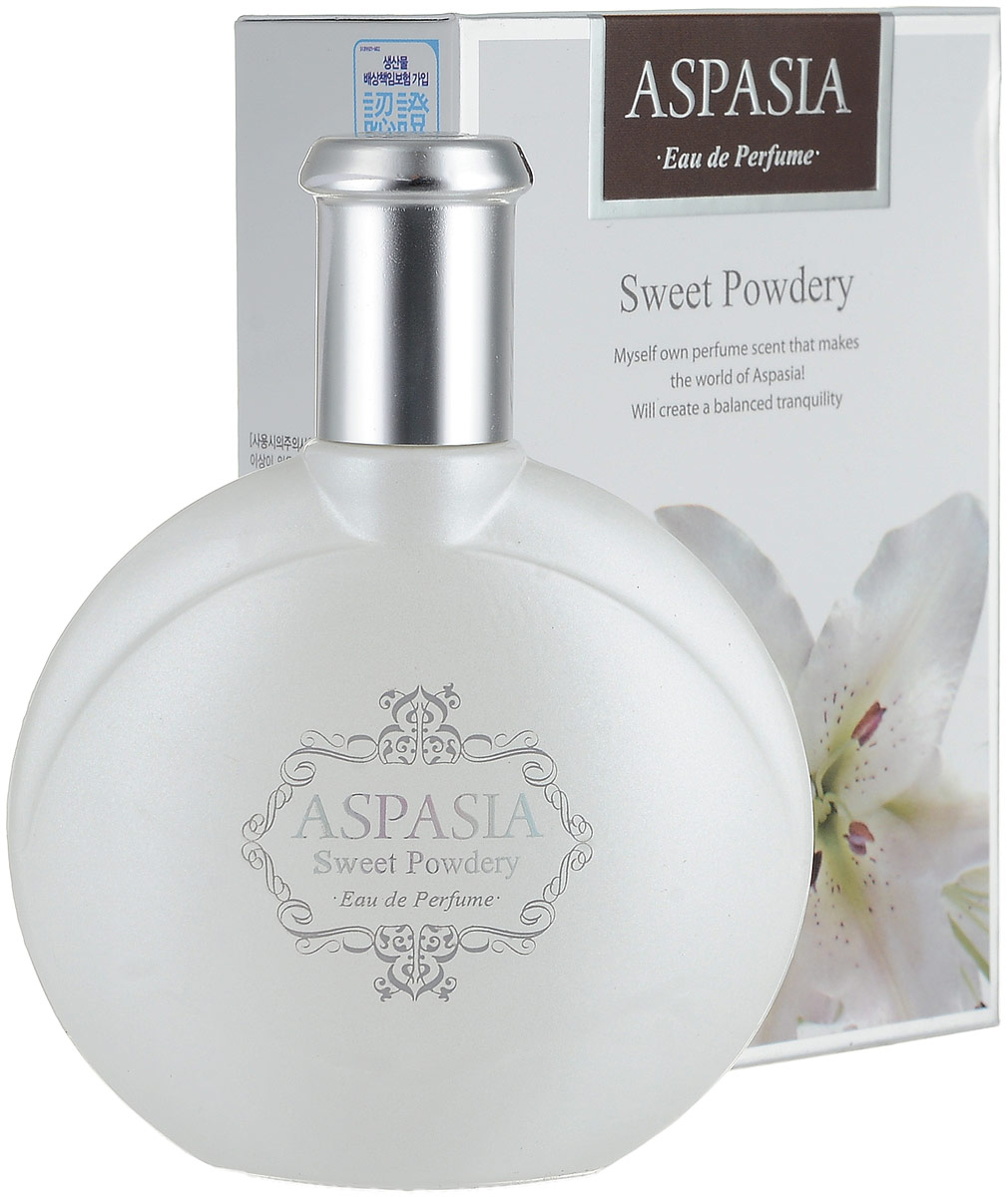 Aspasia туалетная вода, женская Eu de parfume Sweet Powdery, 50 мл288123 Aspasia туалетная вода, женская Eu de parfume Sweet Powdery, 50 мл288123Верхние ноты: бергамот, апельсинСрединные ноты: роза, подсолнечник, ромашкаБазовые ноты: ирис, ваниль, персик, мускус