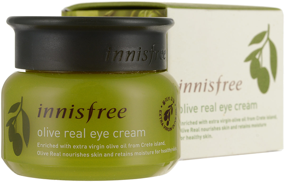 Innisfree Крем для глаз с экстрактом оливы, 30 мл577231 Innisfree Крем для глаз с экстрактом оливы, 30 мл577231Благодаря замечательному составу, обогащенному высококачественным оливковым маслом из специальным образом органически выращенных оливок, крем богат антиоксидантами и витаминами, положительно влияющими на оздоровление кожи лица.Зеленый комплекс с острова Чеджу, содержащийся в креме: экстракт зеленого чая, вытяжка из кожуры мандарина, экстракт листьев камелии, экстракт кактуса и орхидеи, увлажнят вашу кожу и сохранят ее надолго здоровой.Без парабенов, красителей, минеральных масел, животных ингредиентов и синтетических ароматов.