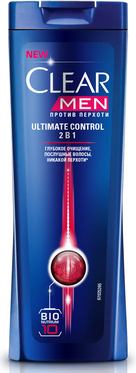 Clear Men, 2в1 шампунь и бальзам-ополаскиватель против перхоти для мужчин Ultimate Control, 200 мл67051541 Clear Men, 2в1 шампунь и бальзам-ополаскиватель против перхоти для мужчин Ultimate Control, 200 мл67051541Бренд CLEAR является лидером российского рынка шампуней и средств по уходу для мужчин и женщин. Впервые шампунь марки CLEAR появился в 1979 году в Великобритании. В России бренд представлен более 8 лет. CLEAR – единственный шампунь против перхоти, чьи инновационные формулы были одобрены Международной академией косметической дерматологии. CLEAR – первый бренд шампуней против перхоти, который разрабатывает свои продукты с учетом особенностей кожи головы и волос мужчин и женщин.Этот продукт довольно успешно прошел все исследования во Франции. Главной особенностью этого шампуня было наличие принципиально новой формулы. У компании Clear шампунь против перхоти имел активный элемент (цинковый пиритион) и полезные витамины, благодаря которым продукт не только избавлял от перхоти, но и эффективно ухаживал за кожей головы. Этот шампунь можно использовать каждый день, потому что он блестяще себя проявил во всех исследованиях. Кожа головы мужчин и женщин принципиально отличается. Причины появления перхоти и других заболеваний у них тоже различные, а значит, и лечить нужно разными методами. Компания Clear разработала совершенно разные формулы шампуней для борьбы с перхотью у женщин и мужчин. По статистике перхоть чаще появляется у мужчин и имеет неприятные последствия. Кожа головы быстро жирнеет, и волосы становятся склонными к выпадению. В шампуне Clear содержится Pro-Nutrium10 с элементами цинка, пиритиона. Эти элементы быстро устраняют причины, по которым появилась перхоть, а заодно и борются с последствиями. Красивые и здоровые волосы – мечта каждого. Но на сегодняшний день очень актуальна проблема образования перхоти. И этот вопрос сейчас беспокоит не только женщин, но и мужчин. Шампунь Clear поможет вам справиться с этой проблемой и избавиться от перхоти навсегда.Созданный специально для мужчин Шампунь Максимальный контроль с 10 питательными веществами и растительными экстрактами очищает и ухаживает, сохраняя здоровье кожи и облегчая укладку волос. Комплекс Nutrium 10, входящий в состав шампуня — это насыщенная смесь 10 питательных веществ и растительных активных компонентов. При регулярном применении он активирует естественный защитный слой против перхоти кожи головы, позволяя вам гарантированно защищаться от перхоти.