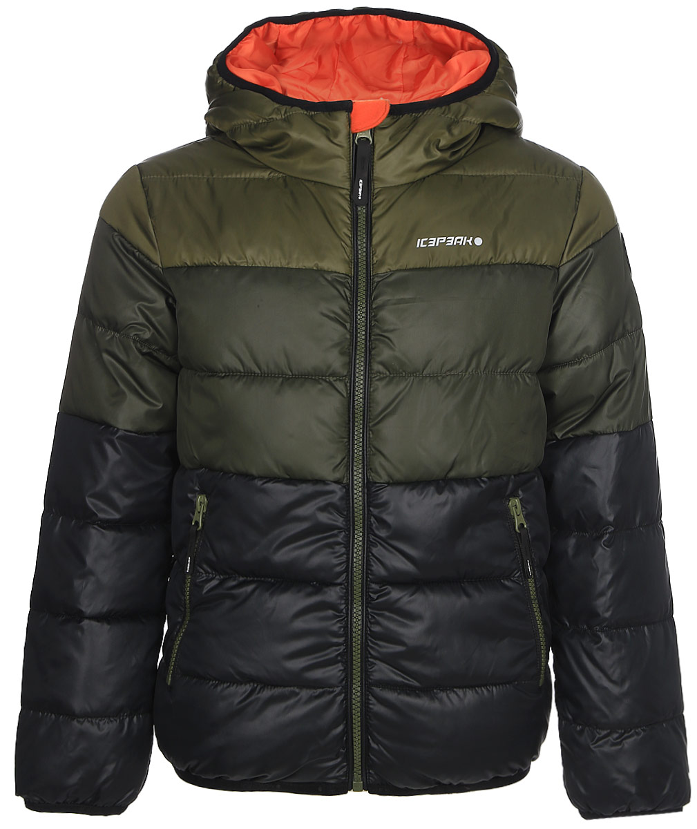 Куртка для мальчика Icepeak, цвет: оливковый. 850011507IV_572. Размер 164850011507IV_572 Куртка для мальчика Icepeak, цвет: оливковый. 850011507IV_572. Размер 164850011507IV_572Куртка для мальчика Icepeak выполнена из полиэстера. Модель с капюшоном застегивается на молнию.