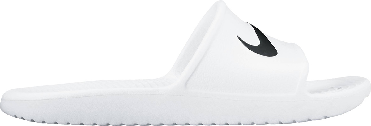 Шлепанцы женские Nike Wmns Kawa Shower, цвет: белый. 832655-100. Размер 8 (39)832655-100 Шлепанцы женские Nike Wmns Kawa Shower, цвет: белый. 832655-100. Размер 8 (39)832655-100Женские шлепанцы Nike с мягким синтетическим ремешком повторяют естественные движения стопы. Амортизирующая платформа выполнена из первоклассной резины с прочной легкой подметкой для повышенной износоустойчивости. Стелька с тиснением дарит невероятный комфорт. Подошва с рифлением обеспечивает отличное сцепление на любой поверхности. В таких шлепанцах вашим ногам будет уютно и комфортно.