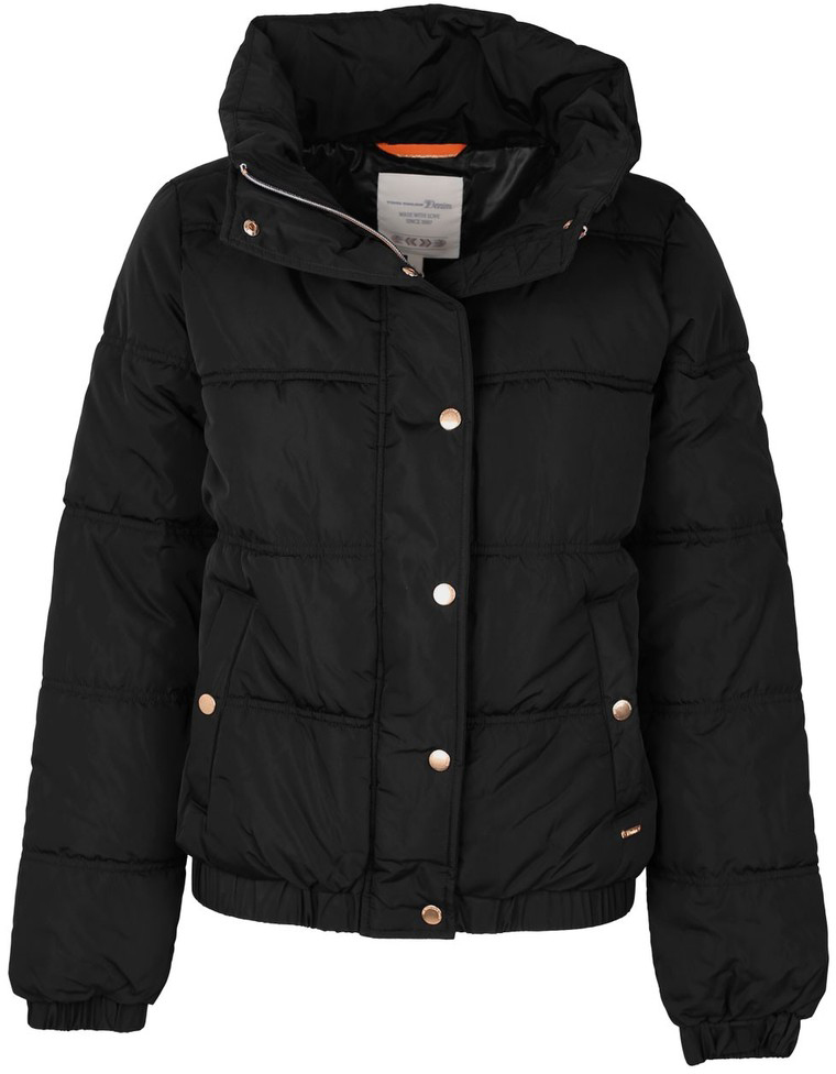 Куртка женская Tom Tailor, цвет: черный. 3555012.00.71_2999. Размер S (44)3555012.00.71_2999 Куртка женская Tom Tailor, цвет: черный. 3555012.00.71_2999. Размер S (44)3555012.00.71_2999Куртка женская Tom Tailor выполнена из натурального полиэстера. Модель с длинными рукавами застегивается на кнопки и молнию.