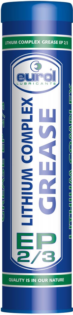 Смазка консистентная EUROL Lithium Complex EP 2 Plus, 400 гE901300-400g Смазка консистентная EUROL Lithium Complex EP 2 Plus, 400 гE901300-400gEurol Lithium Complex Grease EP 2/3 была разработана в соответствии с продолжающимся техническим развитием и требованиями в транспортном секторе и индустриальном секторе подшипников и компонентов шасси.Eurol Lithium Complex Grease EP 2/3 рекомендуется для использования в шариковых, роликовых и колесных подшипниках, работающих под большими (ударными) нагрузками и вибрацией при высоких (временно до 200 °C) и низких температурах, и сохраняет свою консистенцию.Eurol Lithium Complex Grease EP 2/3 обладает превосходной термостабильностью и хорошей способностью прилипать. Может использоваться вместо нескольких смазок, что уменьшает необходимые запасы на складе и уменьшает возможность использования неправильной смазки. Эта смазка превосходит смазку Eurol® Universal Grease Lithium EP 2.Eurol Lithium Complex Grease EP 2/3 имеет хорошие антикоррозионные свойства (также в присутствии воды), отличную стойкость к воде и вымыванию, гарантируя большие сроки эксплуатации. Смазка хорошо прокачивается в широком диапазоне температур и защищает от окисления. Химических реакций с уплотнениями не происходит.Спецификации и одобрения•DIN 51825: KP 2 N-30•ISO-L-XBDIB 2-3Применение:•нагруженные подшипники колеса грузовых автомобилей и легковых автомобилей, оборудованных дисковыми тормозами•ступицы и подшипники колес трейлеров и автоприцепов•антифрикционные подшипники в промышленности•асфальтовая промышленность•сталелитейные заводы•подшипники генераторов, электромоторов и вентиляторов.