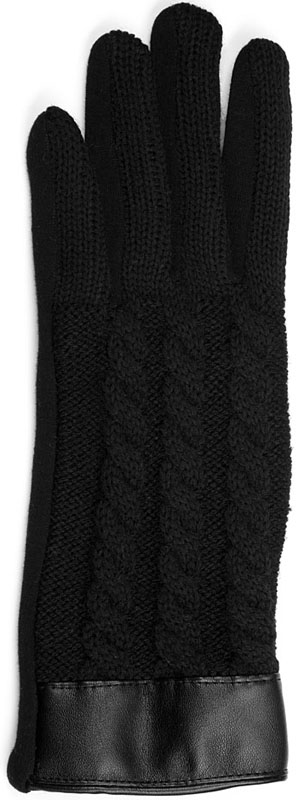 Перчатки женские Elisabeth, цвет: черный. 378459/01. Размер универсальный