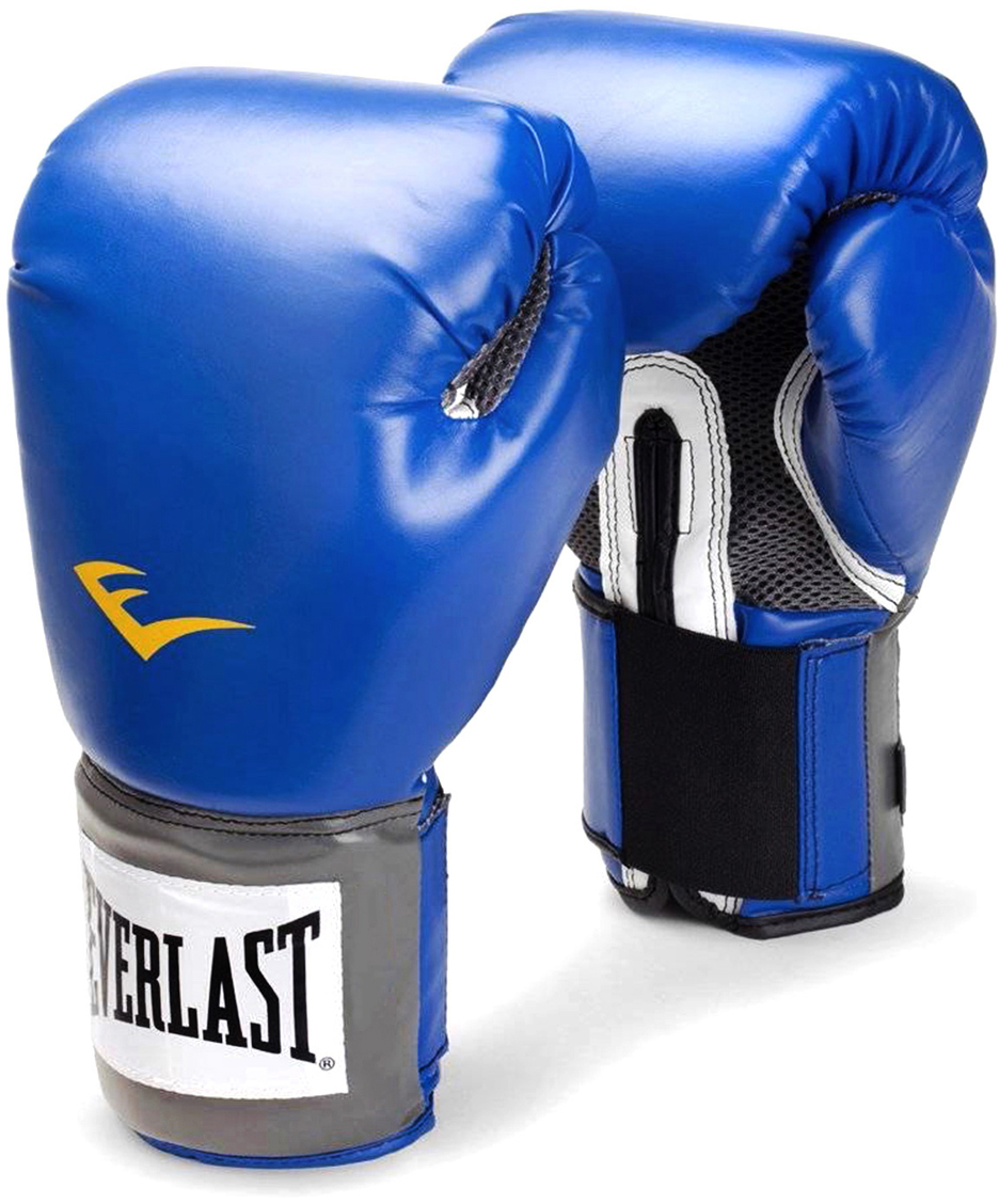 Перчатки боксерские Everlast Pro Style Anti-MB, цвет: синий, 14 oz. 2214UУТ-00004849 Перчатки боксерские Everlast Pro Style Anti-MB, цвет: синий, 14 oz. 2214UУТ-00004849Перчатки боксерские Pro Style Anti-MB - это тренировочные боксерские перчатки от популярного бренда Everlast. Перчатки имеют яркий цвет и сделаны из высококачественной и износостойкой искусственной кожи. Тренировочные боксерские перчатки имеют следующие особенности: высококачественный кожзаменитель наряду с превосходным дизайном - гарантируют качество, долговечность и функциональность перчаток; имеются мелкие отверстия по всей площади ладони, которые позволяют коже дышать, в то время как антибактериальная пропитка активно борется с плохим запахом и ростом бактерий, превосходно облегают кисть, следуя всем анатомическим изгибам ладони и запястья. Плотный двухслойный пенный наполнитель обеспечивает максимальную защиту рук спортсмена. Технологии: ThumbLok: система защиты большого пальца. Everfresh: антибактериальная защита от запаха.