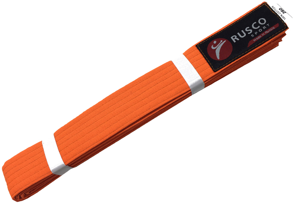 Пояс для единоборств Rusco, цвет: оранжевый. УТ-00010491. Длина 260 смУТ-00010491 Пояс для единоборств Rusco, цвет: оранжевый. УТ-00010491. Длина 260 смУТ-00010491Пояс для единоборств оранжевый - это пояс, предназначенный для занятий различными боевыми искусствами.
