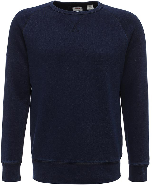 Свитшот мужской Levis®, цвет: синий. 3598500020. Размер L (50)3598500020 Свитшот мужской Levis®, цвет: синий. 3598500020. Размер L (50)3598500020Когда за окном падает температура, свитшот от Levis® с круглым вырезом становится незаменимой вещью. Рукав реглан не сковывает движения, а супермягкий футер обеспечивает комфорт.