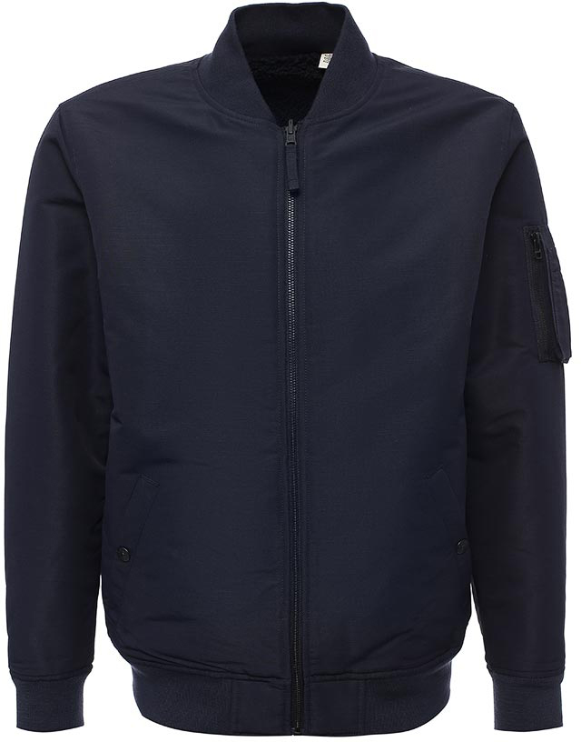 Куртка мужская Levis®, цвет: темно-синий. 3544800000. Размер XL (52)3544800000 Куртка мужская Levis®, цвет: темно-синий. 3544800000. Размер XL (52)3544800000Двусторонняя утепленная куртка-бомбер Levis® доплнена передней застежкой на молнии, карманами на кнопках и бейкой по нижнему краю, горловине и на манжетах.