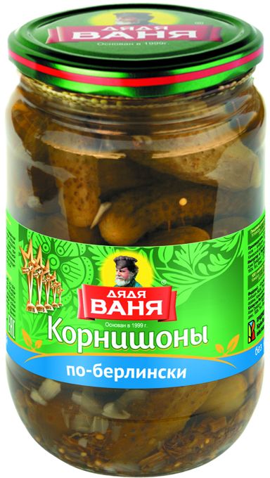 Дядя Ваня корнишоны маринованные по-берлински, 350 гDV-4607002996827 Дядя Ваня корнишоны маринованные по-берлински, 350 гDV-4607002996827Корнишоны маринованные по-берлински.