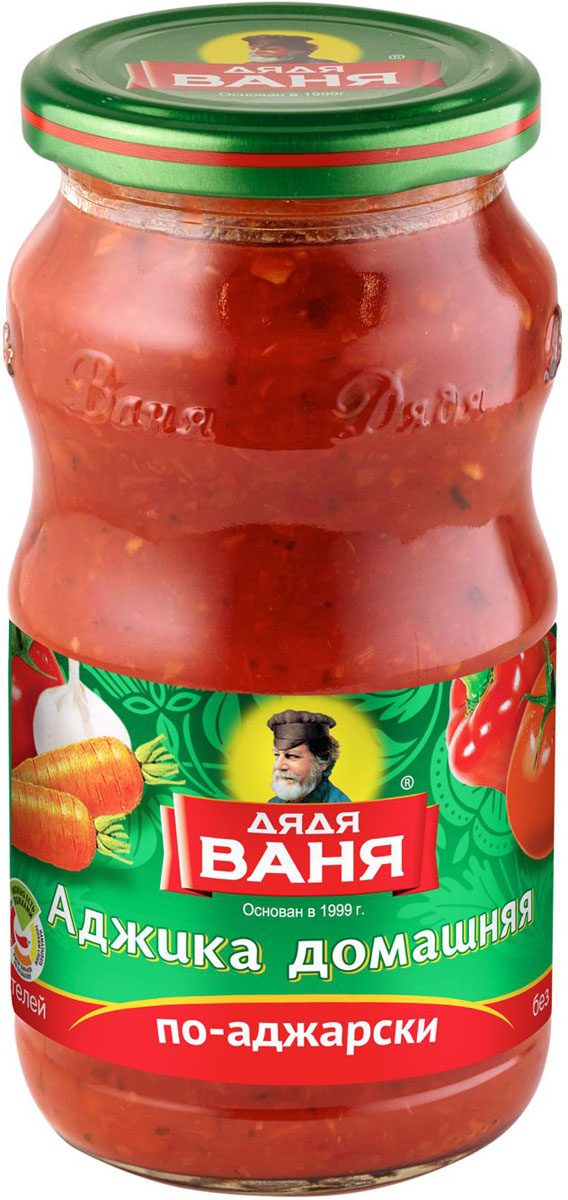 Дядя Ваня аджика по-аджарски, 460 гDV-4607002997640 Дядя Ваня аджика по-аджарски, 460 гDV-4607002997640Аджика по-аджарски.