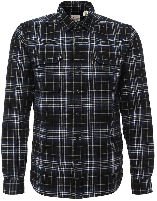 Рубашка мужская Levis®, цвет: синий. 1957300630. Размер XXL (48/50)1957300630 Рубашка мужская Levis®, цвет: синий. 1957300630. Размер XXL (48/50)1957300630Рубашка Levis® выполнена из прочной ткани на каждый день. Классический крой с полуразведенным воротником, усиленным нижним краем для прочности, нагрудными карманами с двойными клапанами и защипом на спинке. Застегивается на пуговицы.