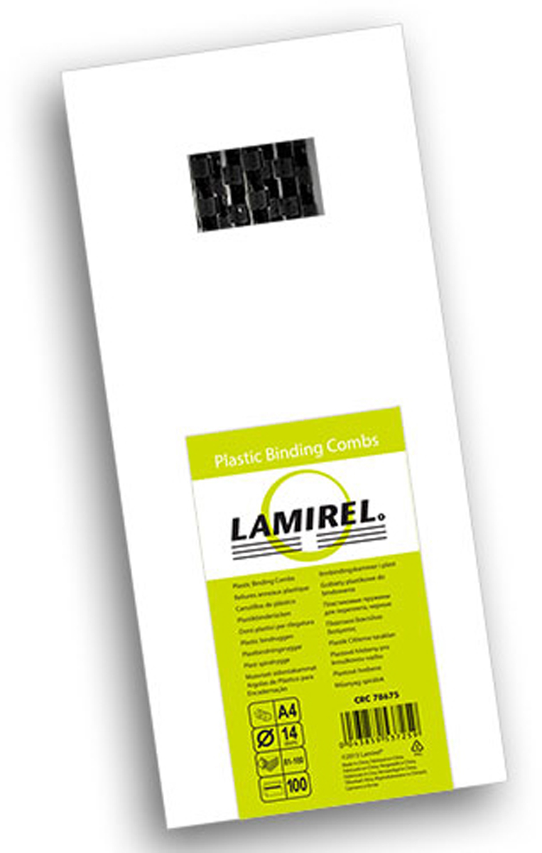 Lamirel LA-78675, Black пружина для переплета, 14 мм (100 шт)LA-78675 Lamirel LA-78675, Black пружина для переплета, 14 мм (100 шт)LA-78675Пластиковая пружина Lamirel предназначена для переплета документа. Пружина надежно удерживает листы в переплете благодаря изготовлению из высококачественного пластика. Подходит для многократного использования. Пластиковые пружины Lamirel поставляется в упаковке по 100 шт. с цветной этикеткой.