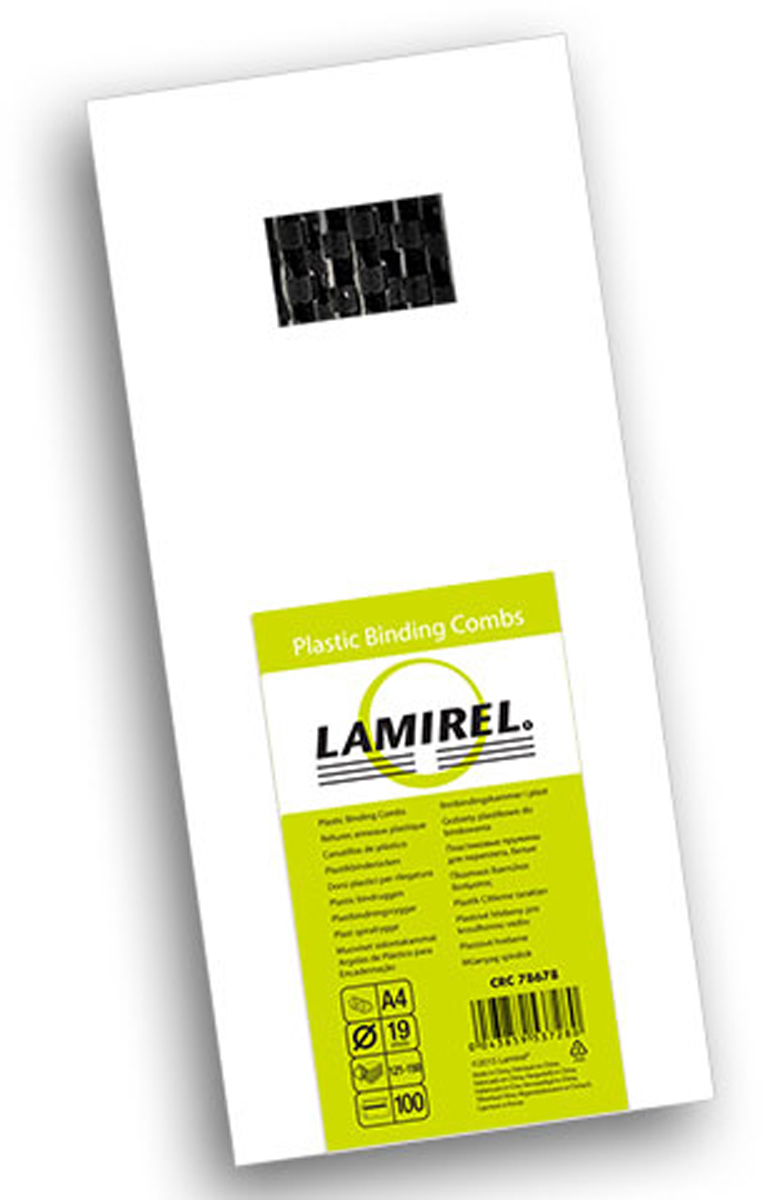 Lamirel LA-78679, Black пружина для переплета, 19 мм (100 шт)LA-78679 Lamirel LA-78679, Black пружина для переплета, 19 мм (100 шт)LA-78679Пластиковая пружина Lamirel предназначена для переплета документа. Пружина надежно удерживает листы в переплете благодаря изготовлению из высококачественного пластика. Подходит для многократного использования. Пластиковые пружины Lamirel поставляется в упаковке по 100 шт. с цветной этикеткой.