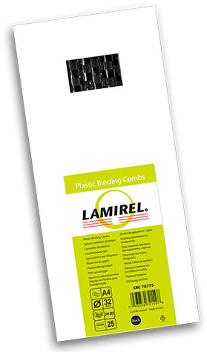 Lamirel LA-78775, Black пружина для переплета, 32 мм (25 шт)LA-78775 Lamirel LA-78775, Black пружина для переплета, 32 мм (25 шт)LA-78775Пластиковая пружина Lamirel предназначена для переплета документа. Пружина надежно удерживает листы в переплете благодаря изготовлению из высококачественного пластика. Подходит для многократного использования. Пластиковые пружины Lamirel поставляется в упаковке по 25 шт. с цветной этикеткой.