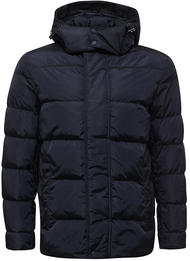 Куртка мужская Geox, цвет: темно-синий. M7428CT2422F4300. Размер 48M7428CT2422F4300 Куртка мужская Geox, цвет: темно-синий. M7428CT2422F4300. Размер 48M7428CT2422F4300Короткая мужская куртка Geox с наполнителем - универсальная модель на каждый день, идеально подходит для повседневного использования. Отличается исключительной воздухопроницаемостью благодаря запатентованной системе дышащей ткани Geox. Выполнена из прочной водоотталкивающей нейлоновой тафты плотностью 40 ден с блестящей поверхностью. Наполнитель с набивкой из синтетического полиэстера обеспечивает повышенную термоизоляцию. Прямой силуэт. Модель выполнена с двумя врезными карманами и дополнена капюшоном. Капюшон застегивается на кнопки и дополнен шнурком-утяжкой со стопперами.