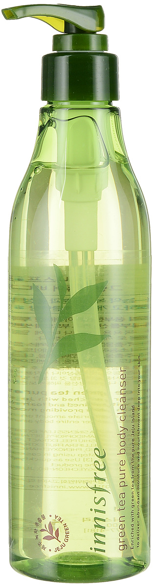 Innisfree Гель для душа зеленый чай, 300 мл574957 Innisfree Гель для душа зеленый чай, 300 мл574957Парфюмированный гель для душа зарядит вас энергией и подарит несколько минут удовольствия! Прекрасно увлажняет и очищает кожу, питает и насыщает кожу полезным микроэлементами. Входящие в состав листья зеленого чая собираются только на экологически чистых полях острова Чечжудо - заповедной территории острова-вулкана.