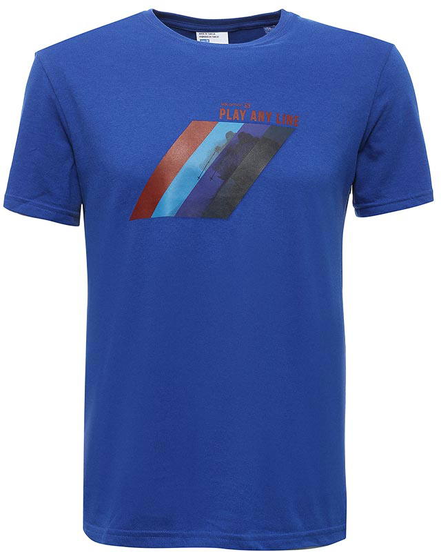 Футболка мужская Salomon Ski Graphic SS Tee M, цвет: синий. L39760200. Размер S (44/46)L39760200 Футболка мужская Salomon Ski Graphic SS Tee M, цвет: синий. L39760200. Размер S (44/46)L39760200Мужская футболка Ski Graphic SS Tee украшена модным принтом, напоминающем о лыжах Salomon.