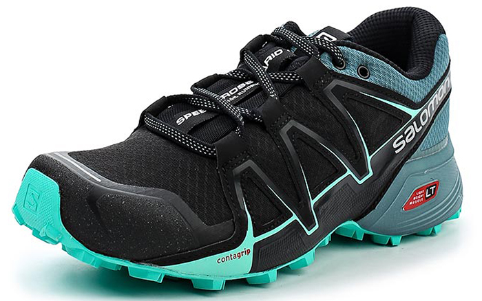 Кроссовки для бега женские Salomon Speedcross Vario 2 W, цвет: черный, серый. L39841800. Размер 8 (40,5)L39841800 Кроссовки для бега женские Salomon Speedcross Vario 2 W, цвет: черный, серый. L39841800. Размер 8 (40,5)L39841800Беговые женские кроссовки от Salomon Speedcross 4 W выполнены на 64,3% из синтетического материала и на 35,7% из текстиля. Конструкция верха Sensifit с пропиткой Mudguard не пропускает грязь и воду. Подъем оформлен шнуровкой с фиксатором, благодаря которой обувь сидит плотно на ноге, и дополнен кармашком для шнурков. Стелька Ortholite из ЭВА материала с текстильным верхним покрытием создает более прохладное и сухое пространство под стопой. Мягкая верхняя часть и подкладка, изготовленная из текстиля, обеспечивают дополнительный комфорт и предотвращают натирание. Язычок дополнен текстильной нашивкой с символикой бренда. Светоотражающие элементы обеспечат лучшую видимость в темное время суток. Подошва Contagrip не оставляет следов и обеспечивает отличное сцепление со скользкой поверхностью. Такие кроссовки займут достойное место в коллекции вашей спортивной обуви.