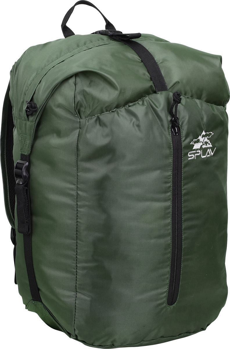 Рюкзак туристический Сплав Self-pocket, цвет: хаки, 23 л5029391 Рюкзак туристический Сплав Self-pocket, цвет: хаки, 23 л5029391Компактный раскладной сверхлегкий рюкзакОсновной объем на молнииВертикальные компрессионные стяжкиБольшой объемный карман спередиДополнительная стяжка по верху рюкзакаВнутренний карман для документов. В свернутом состоянии рюкзак полностью убирается в этот карманЭлементов жесткости в спине нетВнимание! Рюкзак не предназначен для переноски тяжелых вещей. Объем: 23 лВес: 250 гРазмеры рюкзака в наполненном состоянии (Ш х Т х В): 30 х 18 х 42 смРазмеры рюкзака в свёрнутом виде (Ш х Т х В): 15 х 13 х 6 смОсновная ткань: Polyester 210DМолнии: YKKПластиковая фурнитура: YKK