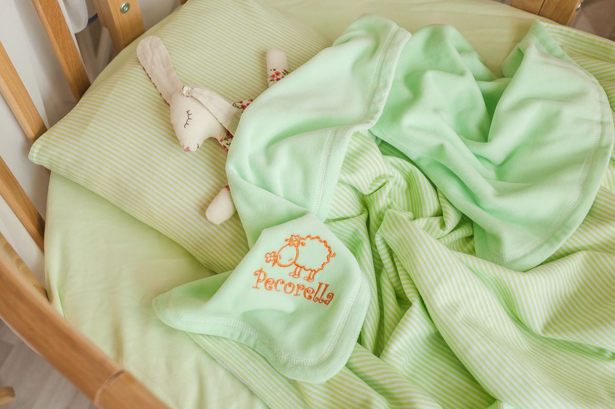 Pecorella Комплект в кроватку Green Apple 3 предмета