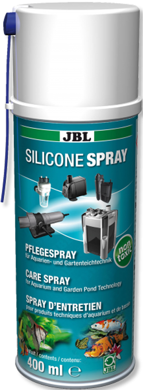Спрей силиконовый JBL Silicone Spray, для ухода за техникой в аквариумах и садовых прудах, 400 млJBL6139500 Спрей силиконовый JBL Silicone Spray, для ухода за техникой в аквариумах и садовых прудах, 400 млJBL6139500Силиконовый спрей JBL Silicone Spray поможет вам в уходе за любыми подвижными частями и прокладками технического оборудования в аквариумах и садовых прудах.Применение:Распылите на движущиеся части, прокладки и уплотнительные кольца.Силиконовая смазка в виде спрея, нейтральная к воде.Водостойкая, без запаха, долговременная адгезия, не содержит фреон, масла и токсичные вещества.Состав:Баллон с газом под давлением: объем 400 мл; распылительная насадка.