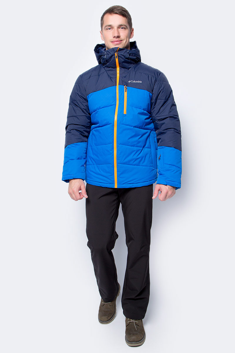 Куртка мужская Columbia Woolly Hollow Jacket M Ski, цвет: синий. 1780701-438. Размер XL (52/54)1780701-438 Куртка мужская Columbia Woolly Hollow Jacket M Ski, цвет: синий. 1780701-438. Размер XL (52/54)1780701-438Куртка мужская Columbia изготовлена из качественного полиэстера с теплой подкладкой. Куртка застегивается на молнию. Модель дополнена капюшоном и врезными карманами.