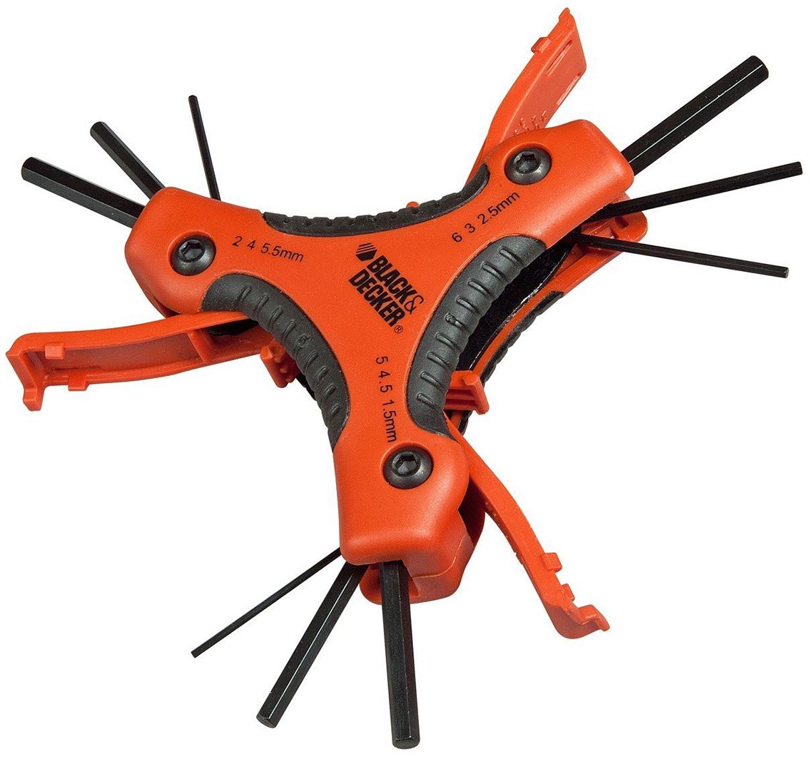 Набор шестигранных торцевых ключей Black & Decker. BDHT0-71628BDHT0-71628 Набор шестигранных торцевых ключей Black & Decker. BDHT0-71628BDHT0-71628Набор шестигранных торцевых ключей